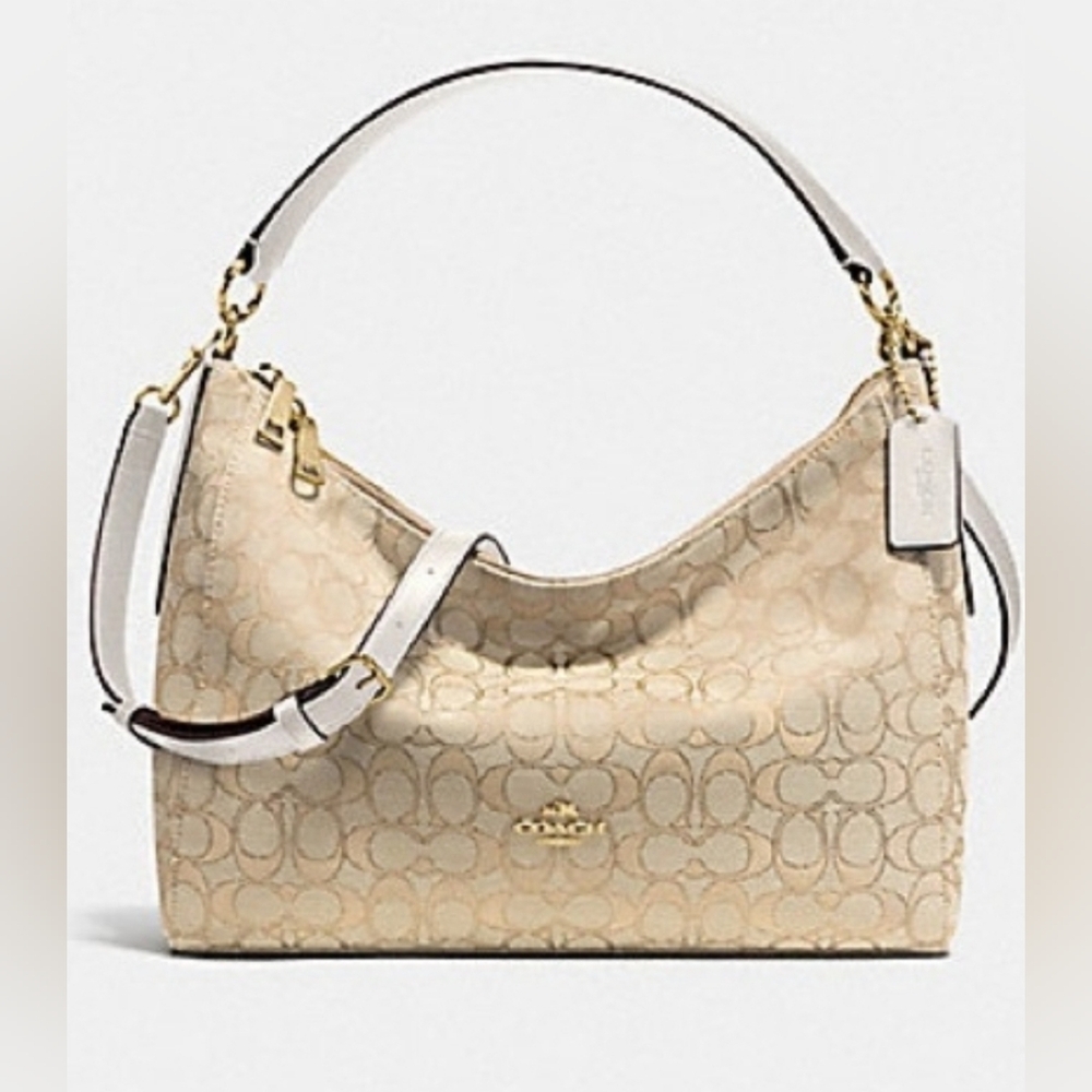 Coach Celeste Signature Convertible Hobo F58284